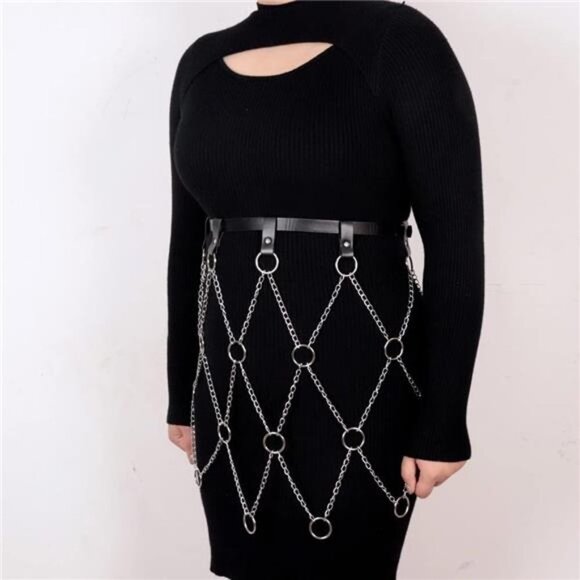 Waist Belt Fashion Harness Body Chest Belt With Chains - Lp-145-xxxl main image 7